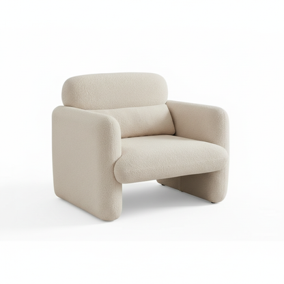 Creahappy armchair. Single seat sofa. Floor standing armchair. Suitable for living room, office and bedroom sofa