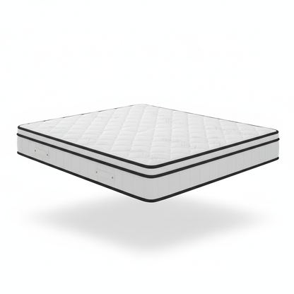 Wooden Aura mattress 90x200cm Pocket spring Core mattress (Height 20 cm) 7-Zone Orthopedic mattress with Comfort Foam Fabric (H3)