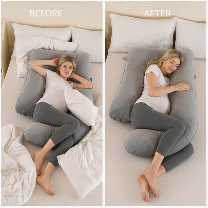 Pregnancy Pillows for Sleeping, J Shaped Full Body Maternity Pillow, Pregnancy Pillow for Women, Full Body Pillows for Sleeping