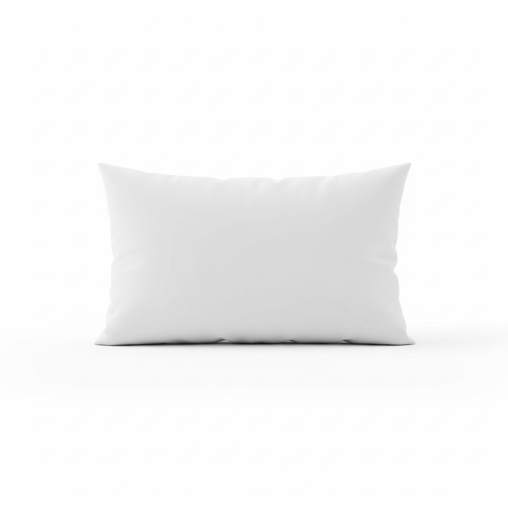 Hypoallergenic White Pillow Core for Home Bed, Washable Skin-friendly Neck Cushion, Long Pillows for Better Sleep