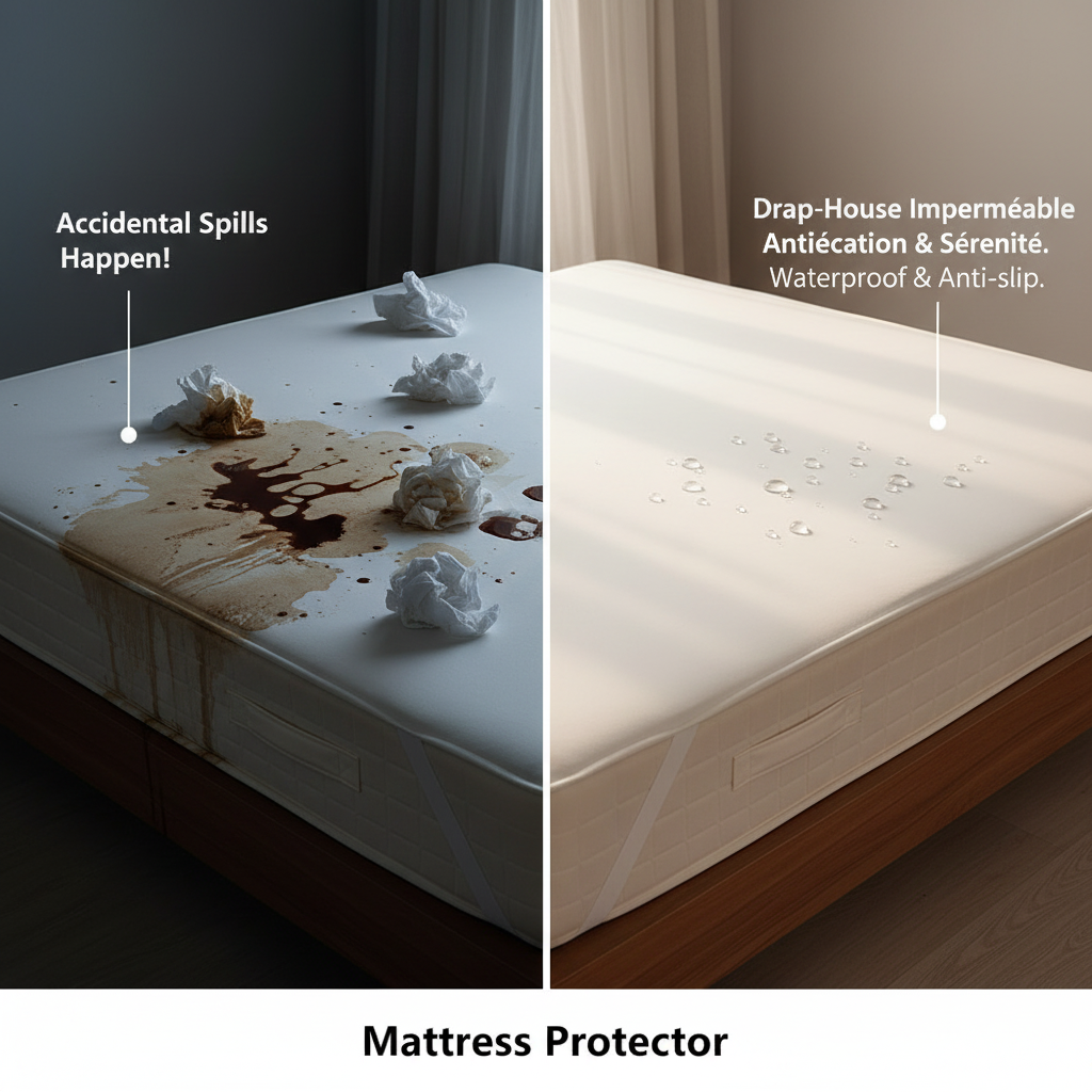 Fitted Sheet with Elastic Bands Non Slip Mattress Covers Waterproof for Single Double King Queen Bed,90/100/140/160/180/200cm