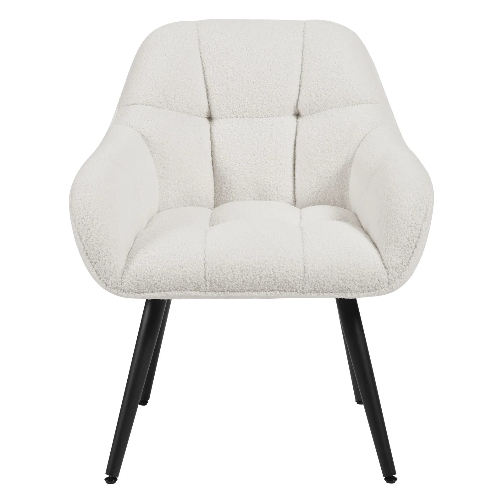 WOLTU Relaxation Armrest Chair Modern Style Lounge Upholstered Chair with Metal Legs Reading Chair for Bedroom Living Room