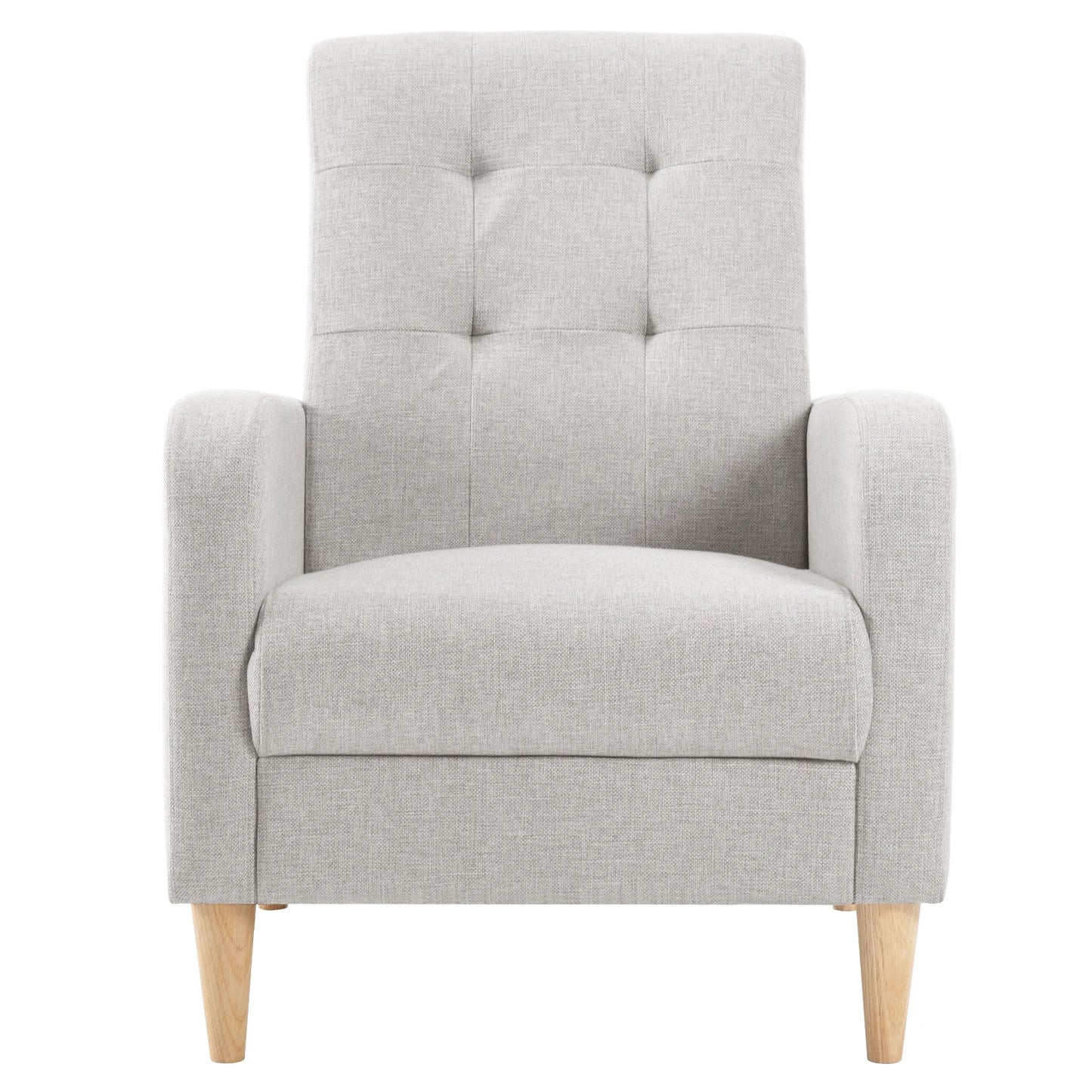 Velvet Lounge Armchair Scandinavian Relax Convertible Armchair with Padded Seat Armrests High Back For Living Room Bedroom Home