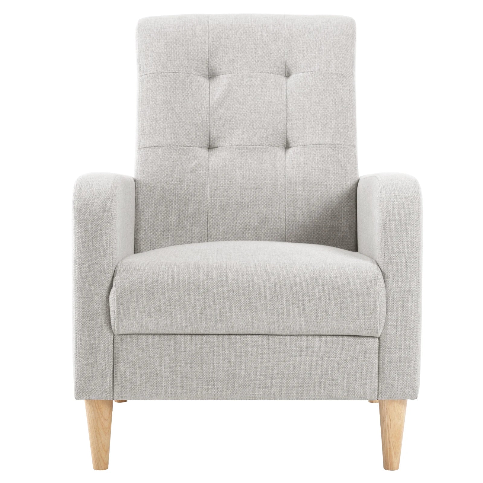 Velvet Lounge Armchair Scandinavian Relax Convertible Armchair with Padded Seat Armrests High Back For Living Room Bedroom Home