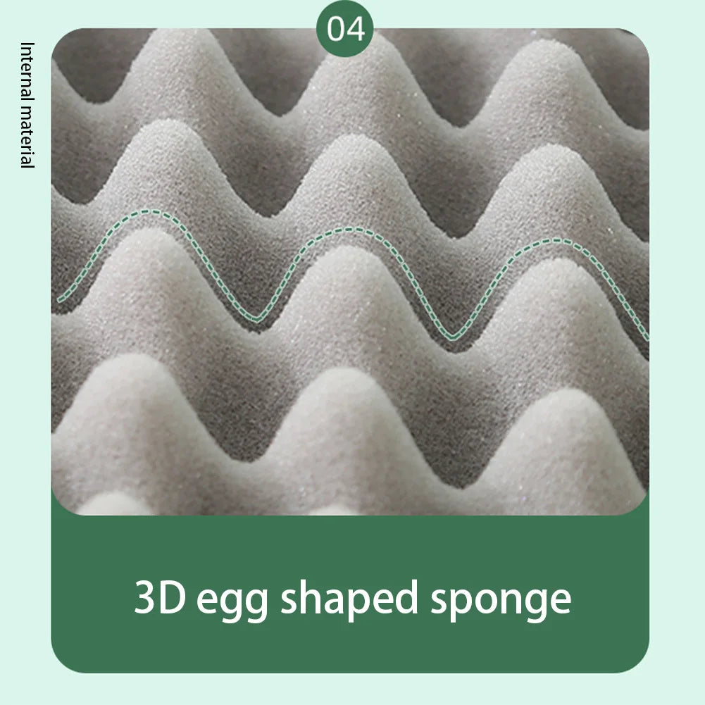 65x37.4x11.8 Inches Human Dog Bed, Detachable Multifunctional Oval Large Dog Bed With Non-slip Design, Human Size Dog Bed