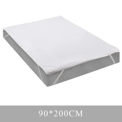 Waterproof Throw Mattress Cover Mattress Protector Covers  Pad Washable Mattress Bed Protector with Elastic Band Single/Double
