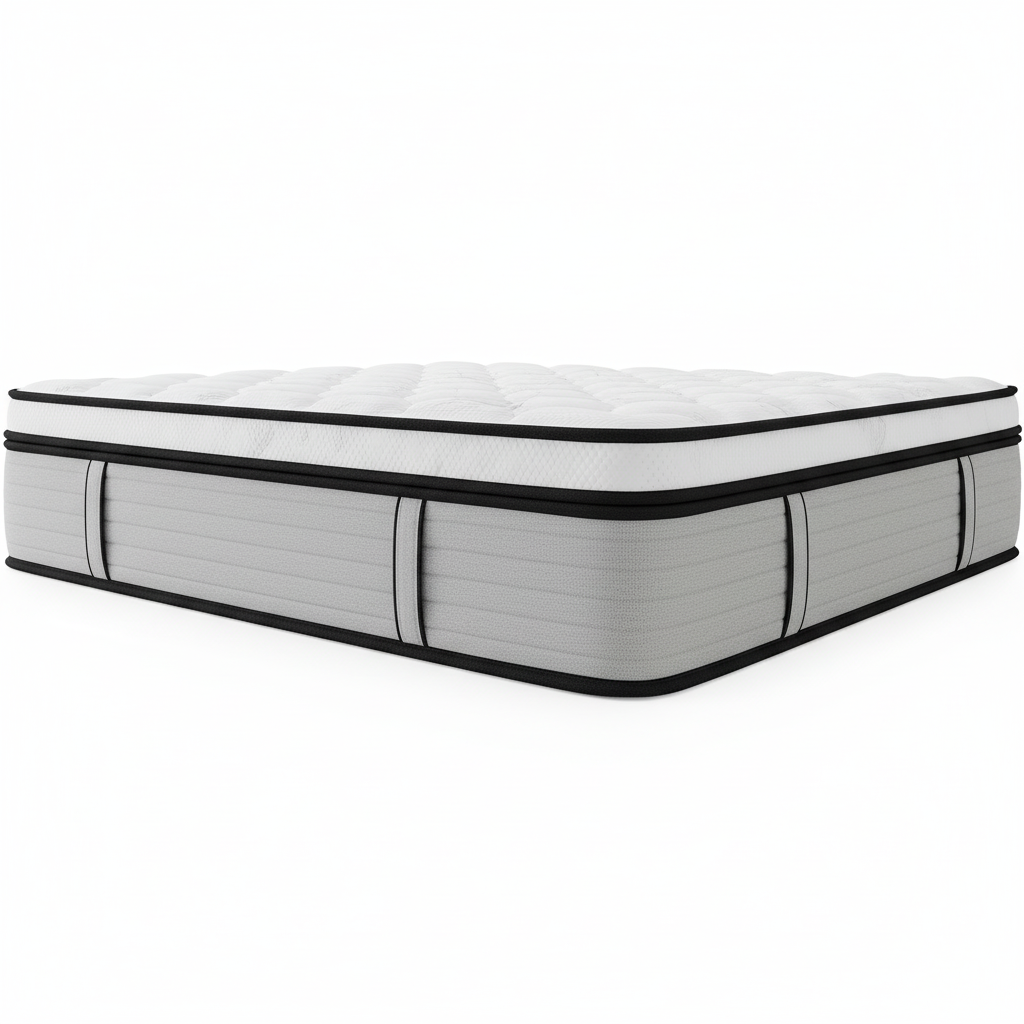 Wooden Aura mattress 90x200cm Pocket spring Core mattress (Height 20 cm) 7-Zone Orthopedic mattress with Comfort Foam Fabric (H3)