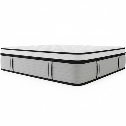 Wooden Aura mattress 90x200cm Pocket spring Core mattress (Height 20 cm) 7-Zone Orthopedic mattress with Comfort Foam Fabric (H3)