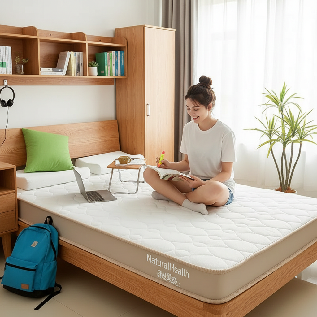 Natural Latex Mattress Home Bedroom Tatami Memory Cotton Pad Padded Rental Single Student Dormitory Thickened