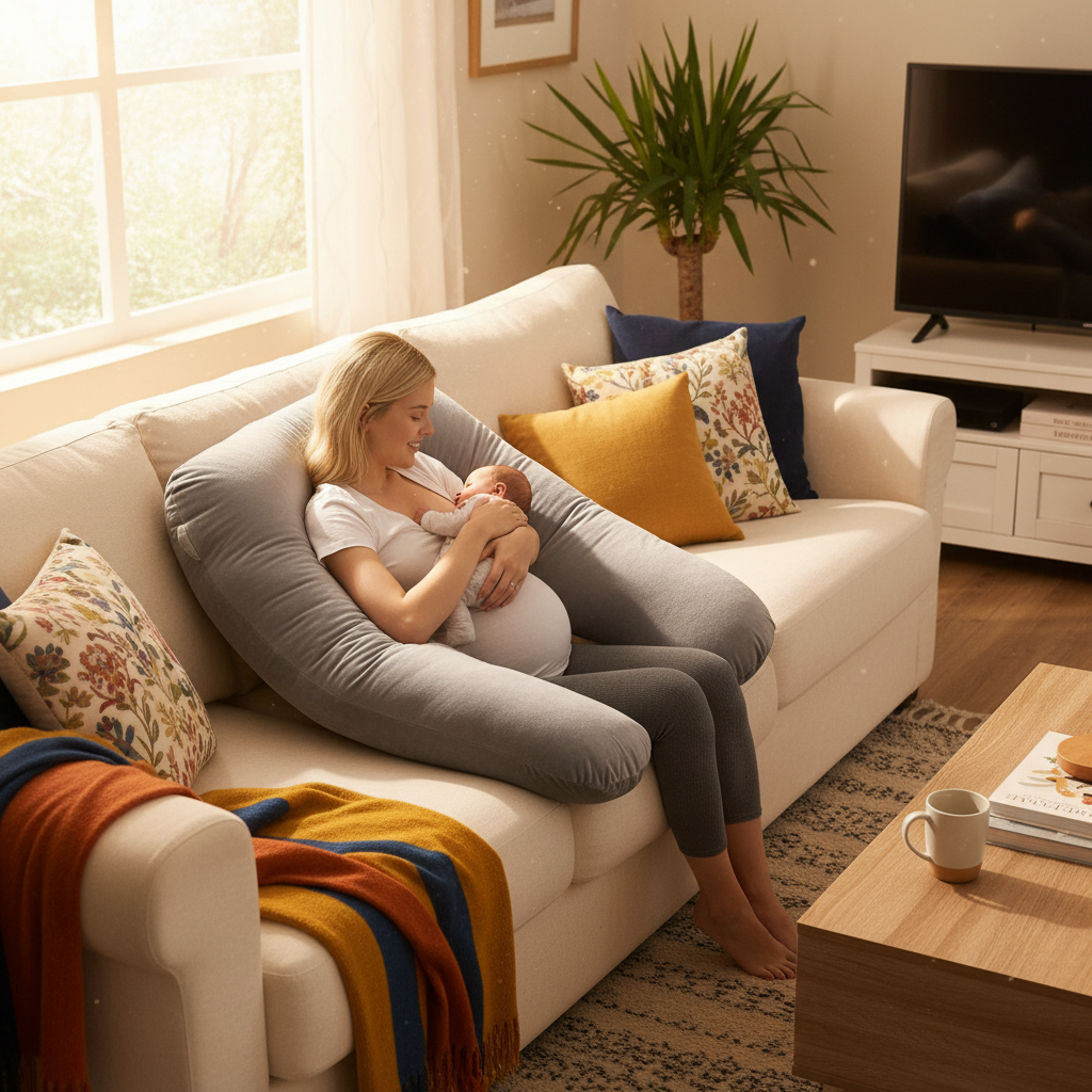 Pregnancy Pillows for Sleeping, J Shaped Full Body Maternity Pillow, Pregnancy Pillow for Women, Full Body Pillows for Sleeping