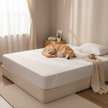 Fitted Sheet with Elastic Bands Non Slip Mattress Covers Waterproof for Single Double King Queen Bed,90/100/140/160/180/200cm